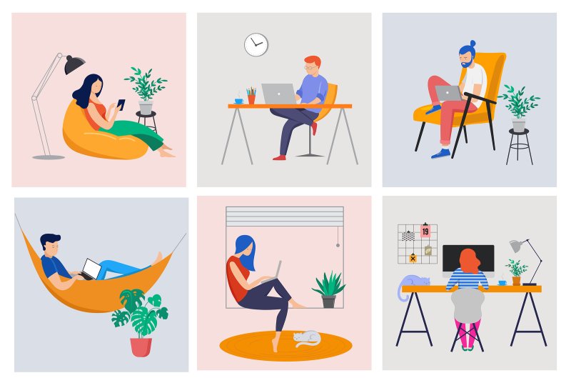 working from home posture coronavirus